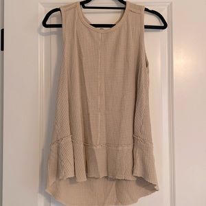 Paper crane knit tank top.